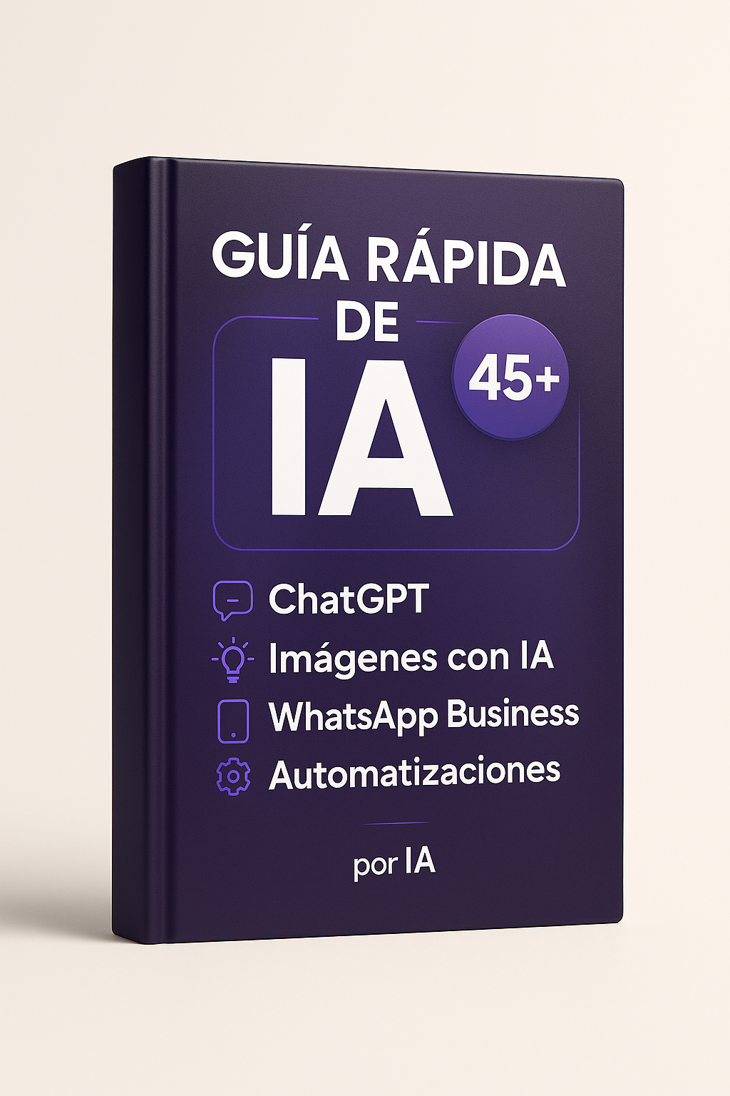 E-Book No es Tarde para la IA – Guía Rápida para Mayores de 45 años(3 E-books) + E-book Cómo generar 1000USD usando la IA (de Regalo)!
