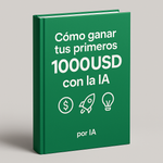 E-Book No es Tarde para la IA – Guía Rápida para Mayores de 45 años(3 E-books) + E-book Cómo generar 1000USD usando la IA (de Regalo)!